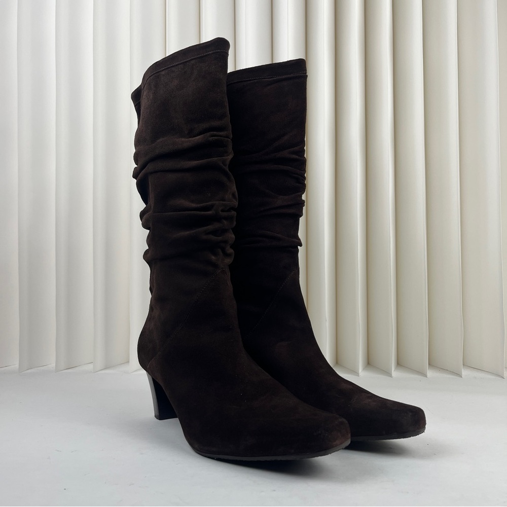 Talbots Devon2 Suede Heeled Boots - Picture 6 of 14